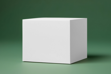 Parcel box png product mockup, transparent design