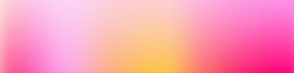Colorful pink gradient panorama background, Modern horizontal design suitable for Online web Ads, Posters, Banners, social media, covers, evetns and various design works