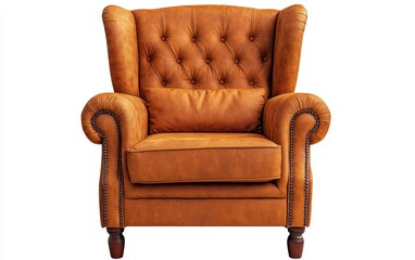 Fototapeta premium Armchair isolated on white background 
