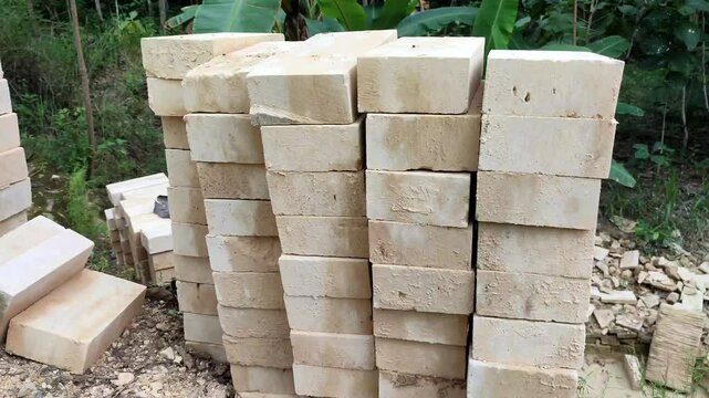 limestone quare brick 