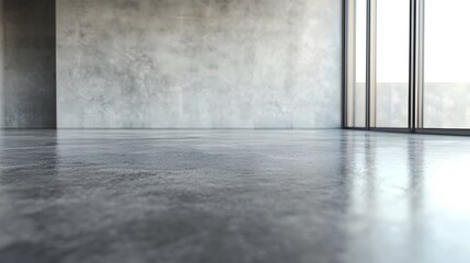 Obraz premium Smooth Concrete Surface with Soft Light Reflections for Modern Design Copy Space
