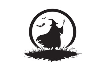 Halloween silhouette vector