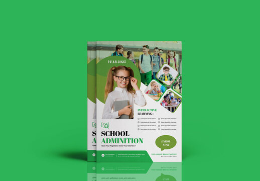 School Education Flyer Template