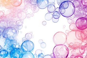 Abstract Background with Colorful Bubbles