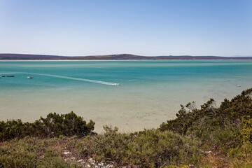 A view over the Langebaan lagoon, Western Cape, South Africa.