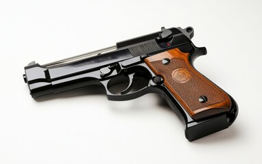 gun isolated stock photo on white background