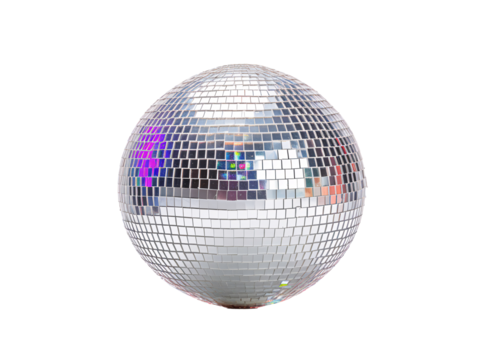 a disco ball with a white background
