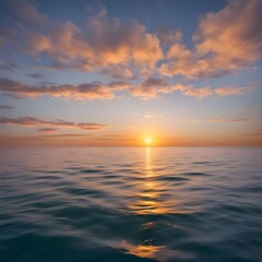 Fototapeta premium sunset over the sea