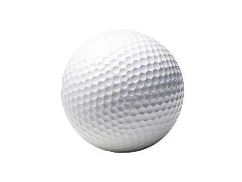 a close up of a golf ball - Powered by Adobe