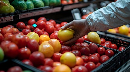 Sensor Checking Freshness of Packaged Produce in Grocery Store with Smart Packaging Technology