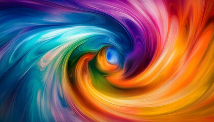 dynamic swirl of colors in a vibrant abstract motion art design