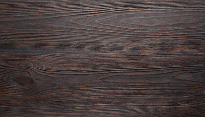 Naklejka premium Dark wood texture with visible grain pattern. Perfect for background or design projects.