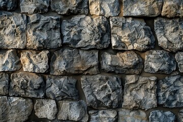 Fototapeta premium Stone wall texture architecture building rock.