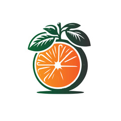 orange fruit with leaves