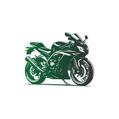 Fototapeta premium motorcycle isolated on white