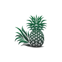 pineapple on a white background