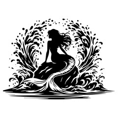 silhouette of a girl