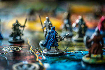 Role-playing Character Miniatures of Warriors and Heroes for Fantasy RPG Games Including Dungeons and Dragons Tabletop Play