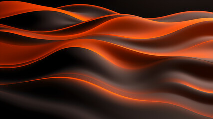 Obraz premium red black orange texture wallpaper background with waves