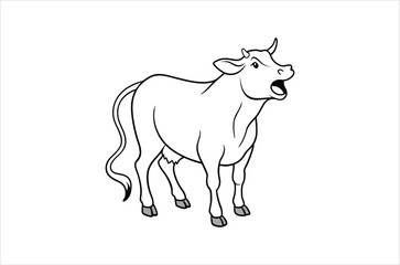 cow vector,  icon vector illustration,  cow silhouette of a cow isolated on a white background,  eps,  png,  svg,  vector, 