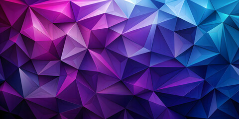 Fototapeta premium Geometric background with purple royal blue polygonal shapes, geometric, abstract, background, design, modern