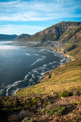 beautiful scenic view of the coast at chapman peak South Africa 