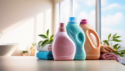 Beautifully colored and scented laundry detergent 