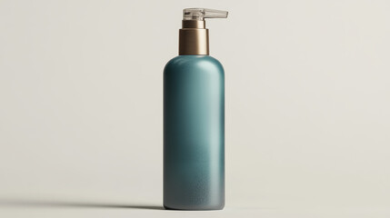 Fototapeta premium sleek 3D body spray bottle with glossy finish, showcasing modern design and elegant color gradient. Perfect for cosmetic or personal care product displays