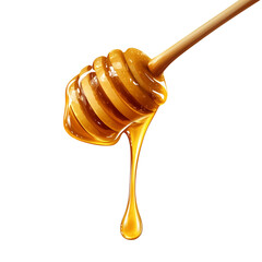 honey dripping from a wooden dipper.png