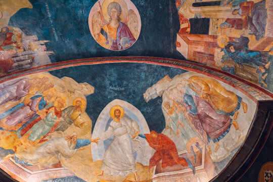 The Anastasis Fresco in parecclesion of Chora Church or Kariye Camii