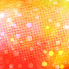 Red and yellow bokeh lights suare background, Suitable for Advertisements, Posters, Banners, Anniversary, Party, Events, Ads and various graphic design works