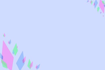 Naklejka premium abstract background with sprinkles, blue frame, abstract background, blue background, blue background with colorful frame, frame, background, blue, shoft backgroun, pastel background 