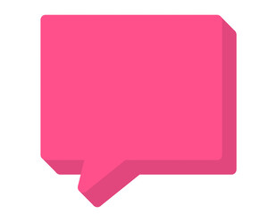Pink speech bubble, pink speech bubble icon, speech bubble, icon, 3d speech bubble, pink speech bubble sticker, bubble, bubble png, for text, bubble text png, png, pink icon, for social media