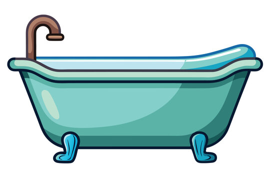recommend clip art: Bathtub vector