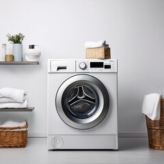 washing machine white background 