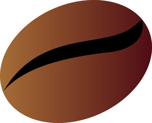 The coffee bean logo icon 
