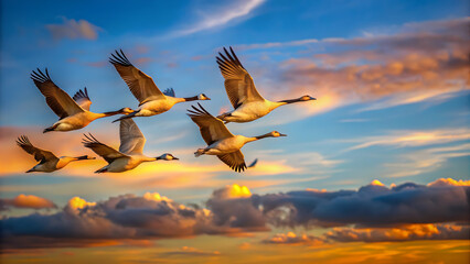 of a migratory bird's flight steps progress, migratory bird, flight, steps, progress,feathers, wings, journey, migration