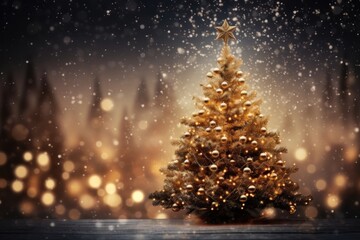Obraz premium Christmas tree christmas plant christmas tree.