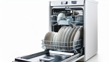 dishwasher white background 