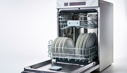 dishwasher white background 