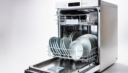 dishwasher white background 