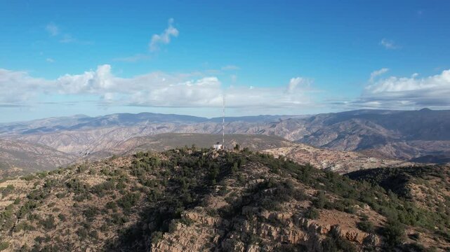 Aerial Journey Over Peak Isk Waklim : Agadir's Mountain Forests, Morocco