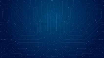 Modern technology circuit board or Artificial intelligence AI. Computer machine learning vector editable