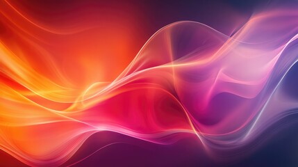 Obraz premium Elegant and fluid wallpaper with vibrant color gradients and soft motion effects, suitable for business applications