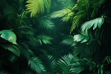 Fototapeta premium vegetation nature plant green natural environment foliage background 3d render. with generative ai