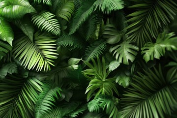 Fototapeta premium vegetation nature plant green natural environment foliage background 3d render. with generative ai