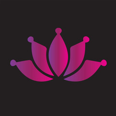 Lotus is a graphic design element with the ability to change color and size. For the design of posters, advertising texts, logos and social networks. Frames for photos, greeting cards, invitations, 