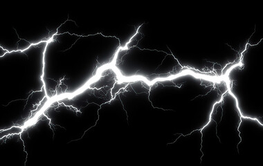 electric lightning bolts plasma black background dynamic natural energy electricity discharge high voltage power