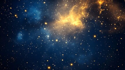 Fototapeta premium Cosmic Nebula with Stars