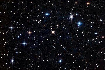 Fototapeta premium Starry Night Sky with Bright Stars